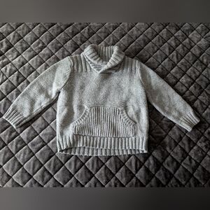 Cat & Jack Toddler Boys Winter Sweater, Light Grey, Size 2T